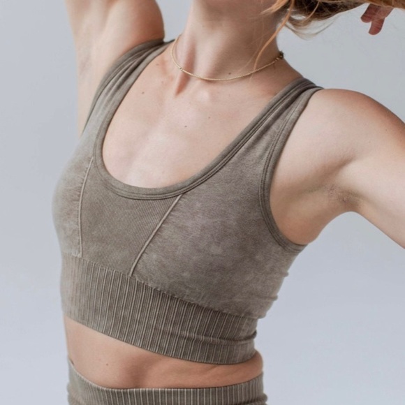 SAVVI AGGIE BRA SZ S/M* see description below COLOR: Riverstone - Picture 4 of 14